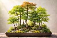 Lesní bonsaj: Jak vypěstovat celý les do jediné misky