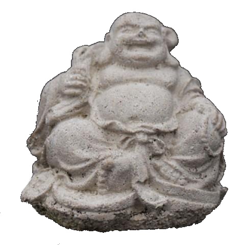 Budha umělý kámen 8cm