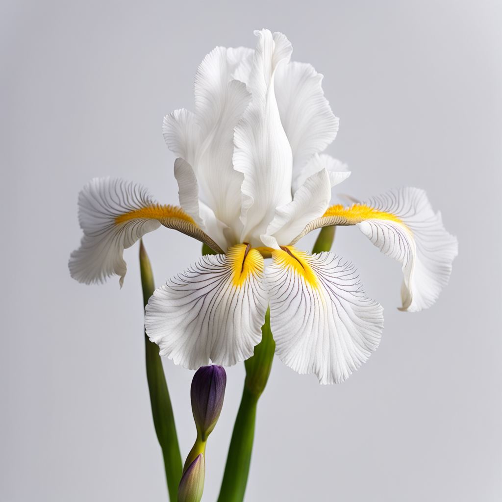 Vodní rostliny - Iris Kaempferi white(Kosatec Kaempferův)