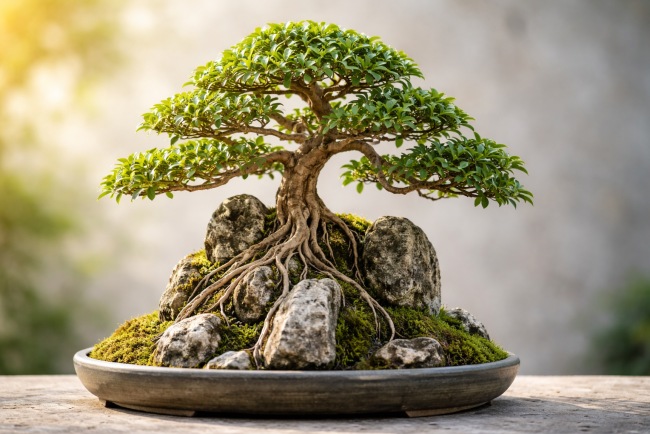 Kde kámen ožívá: Bonsaj v stylu ishizuki a seki-joju